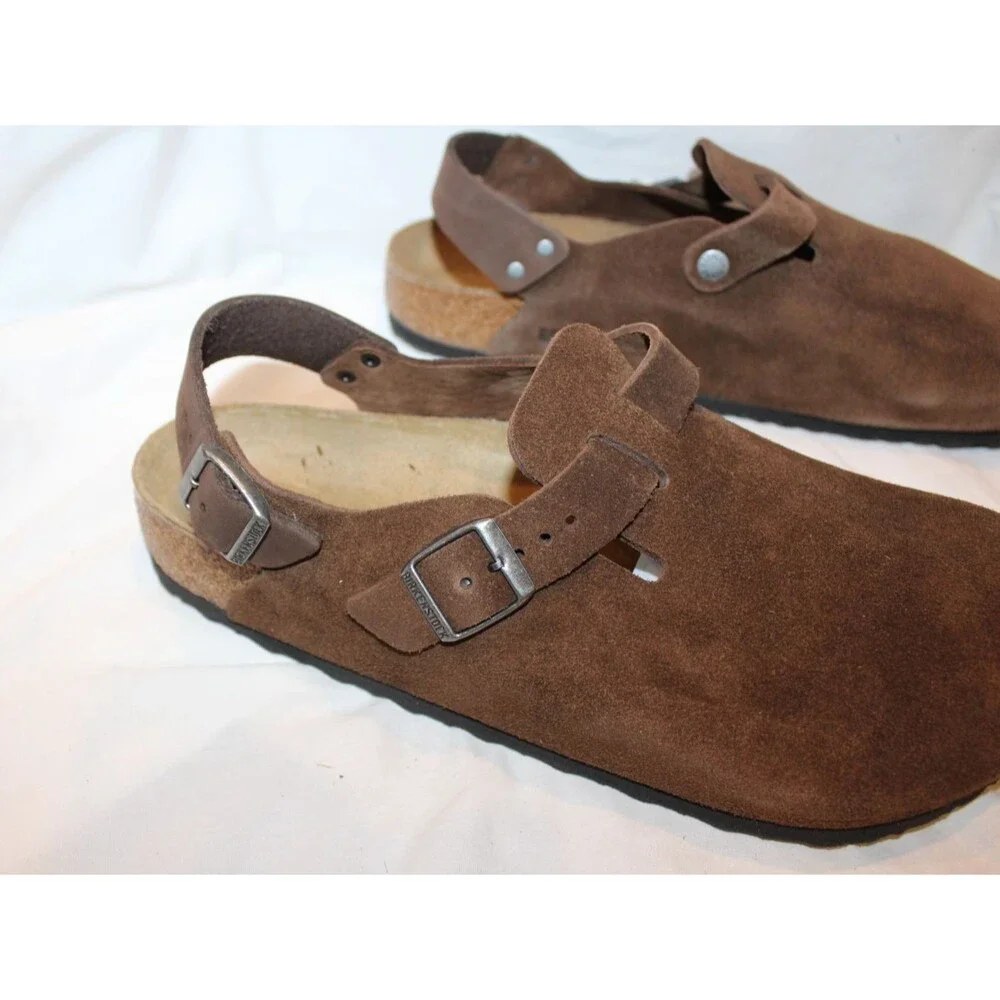 Birkenstock Men's Tokio II Suede Carafe Brown Sandals EU 46 US 12 Regular